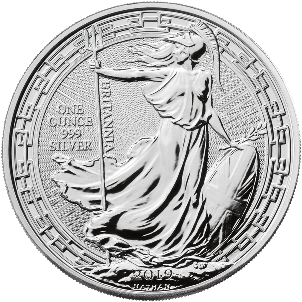 2019 1oz Silver United Kingdom Britannia Oriental Border