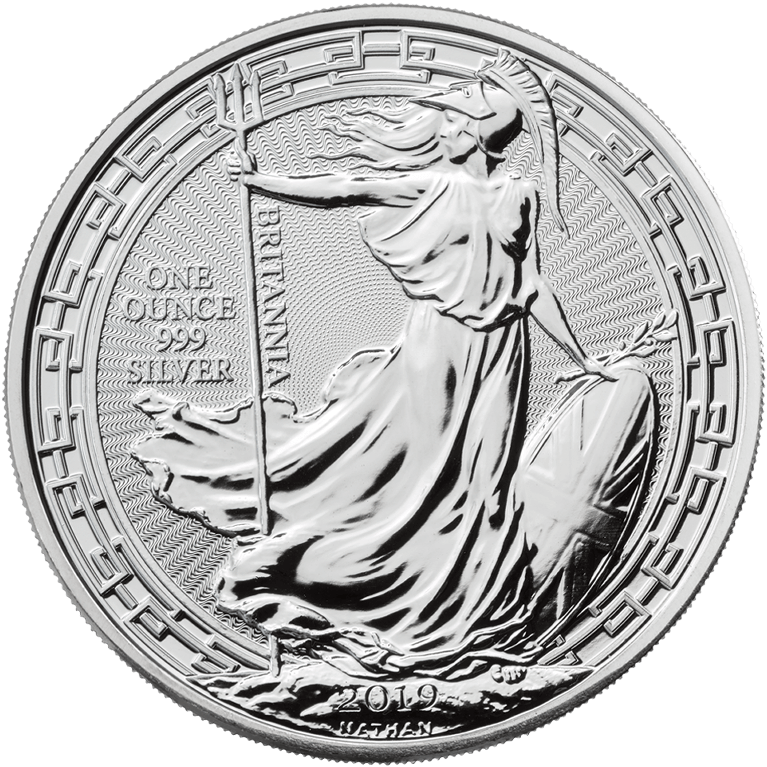 2019 1oz Silver United Kingdom Britannia Oriental Border