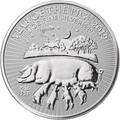 2019 1oz Silver United Kingdom Lunar Year of the Pig