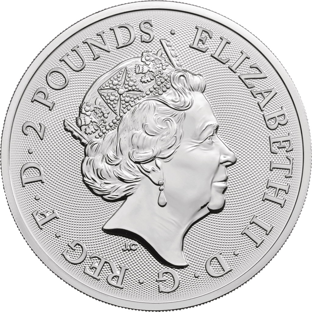 2019 1oz Silver United Kingdom Lunar Year of the Pig