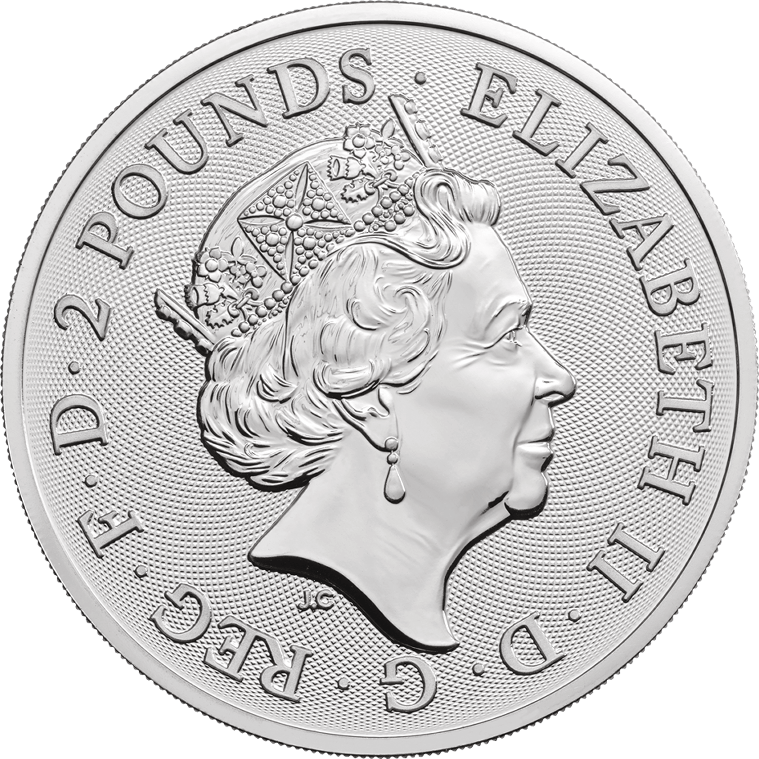 2019 1oz Silver United Kingdom Lunar Year of the Pig