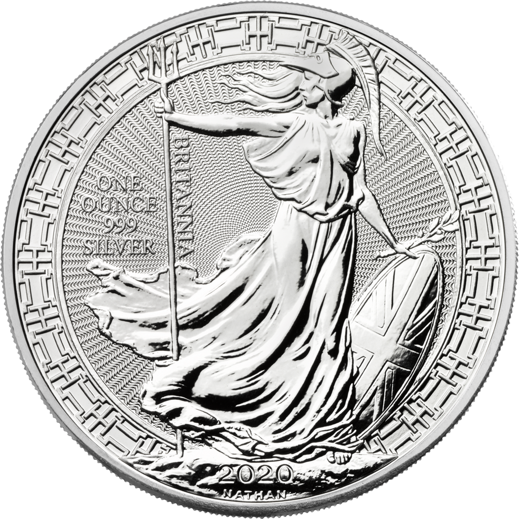 2020 1oz Silver United Kingdom Britannia Oriental Border