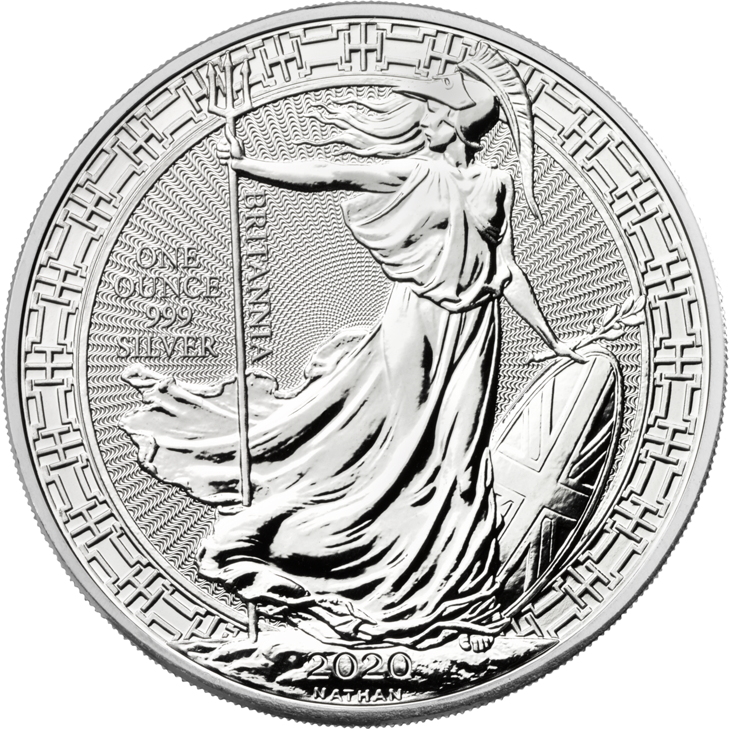 2020 1oz Silver United Kingdom Britannia Oriental Border