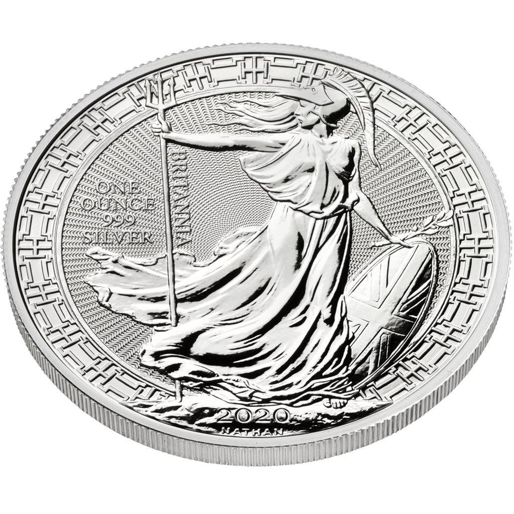 2020 1oz Silver United Kingdom Britannia Oriental Border
