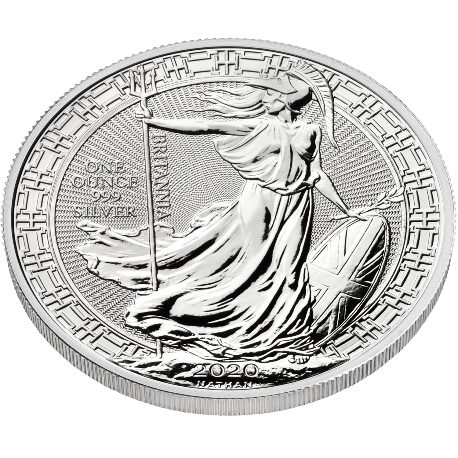 2020 1oz Silver United Kingdom Britannia Oriental Border