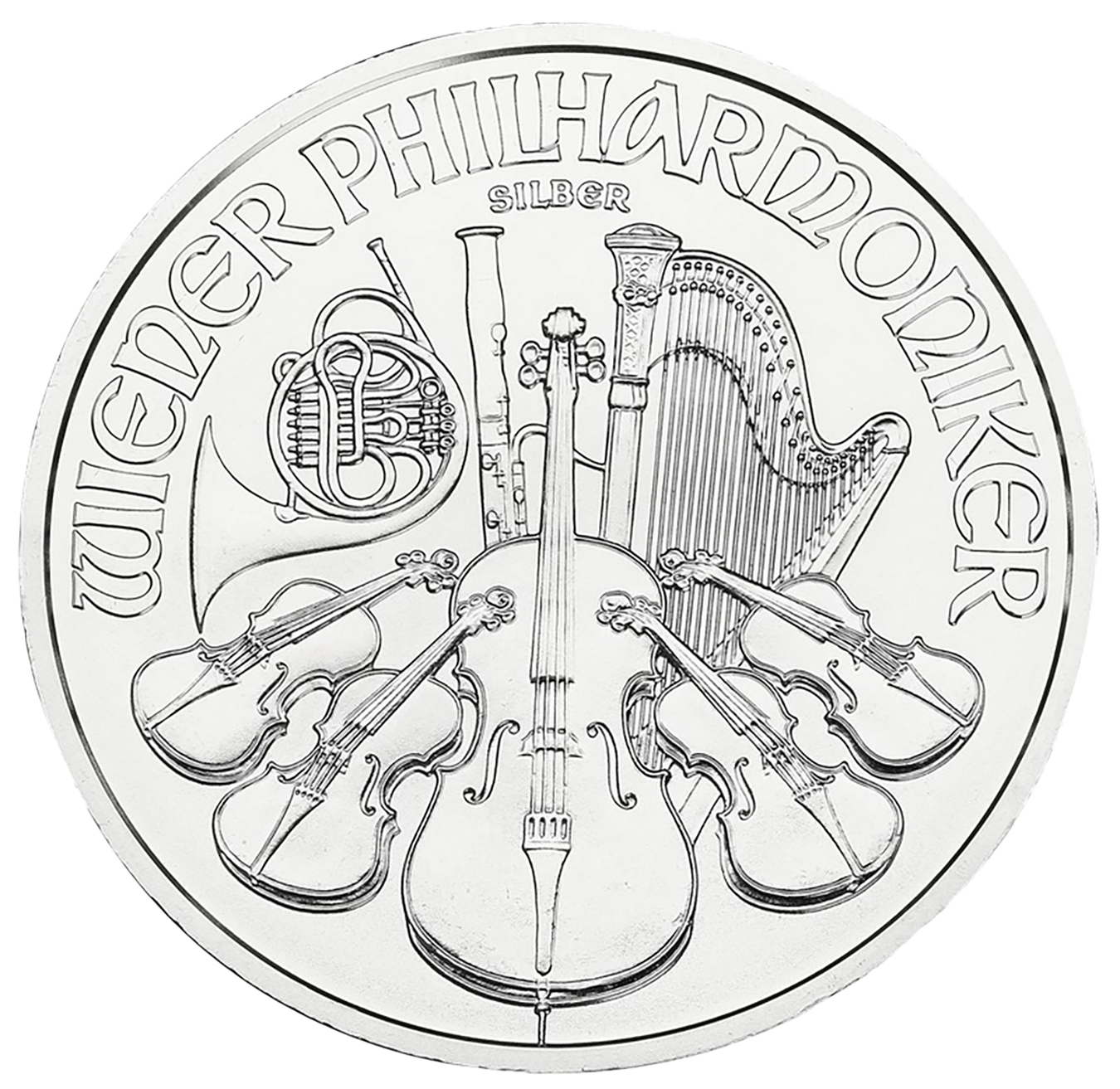 2021 1oz Silver Austrian Philarmonic