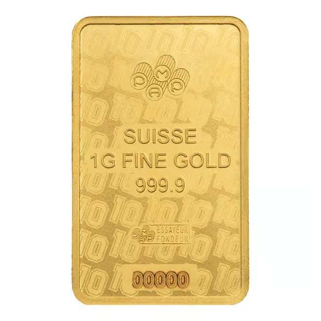 PAMP Suisse Diego Maradona Hand of God 1g Gold Bar 999.9 Fine Gold (Limited Mintage)